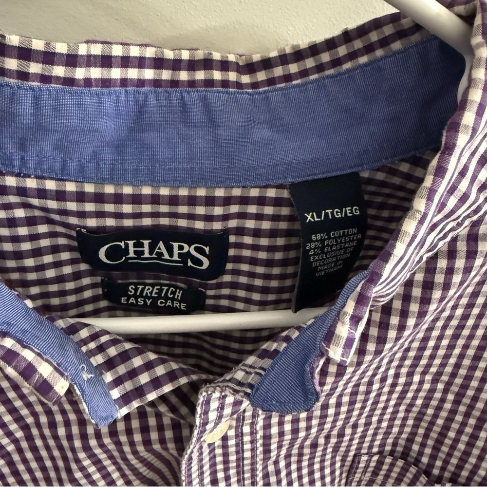Chaps Men’s XL button down - Picture 2 of 4